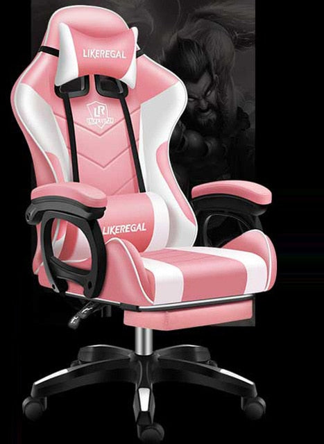 Gaming Racing Style Bürostuhl mit abnehmbarer Kopfstütze